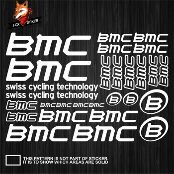 Bicycle Frame Decal Stickers BMC 02